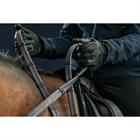 Reins D Collection by Dy'on Pelham 1/2 Rubber With Stops Black