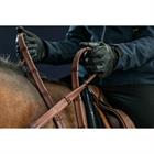 Reins D Collection by Dy'on Pelham 1/2 Rubber With Stops Brown