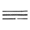 Reins Dy'on 1/2 Braided US Hunter Collection Black