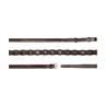 Reins Dy'on 1/2 Braided US Hunter Collection Brown