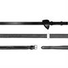 Reins Dy'on 1/2 Rubber Hunter New English Collection Black