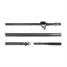 Reins Dy'on 1/2 Rubber US Hunter Collection Black