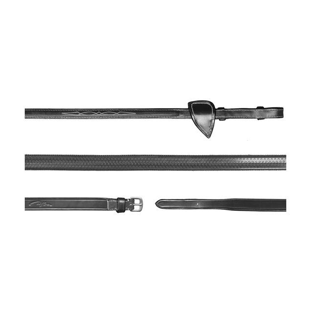 Reins Dy'on 1/2 Rubber US Hunter Collection Black
