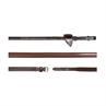 Reins Dy'on 1/2 Rubber US Hunter Collection Brown