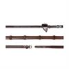 Reins Dy'on 1/2 Rubber With Stops US Hunter Collection Brown