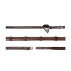 Reins Dy'on 1/2 Rubber With Stops US Hunter Collection Brown