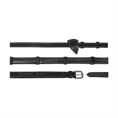 Reins Dy'on 1/2 Rubber With Stops Working By Dyon Black