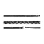 Reins Dy'on 5/8 Braided US Hunter Collection Black