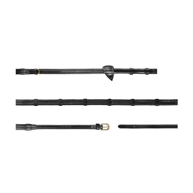 Reins Dy'on Howlett Rubber With Stops D Collection Black