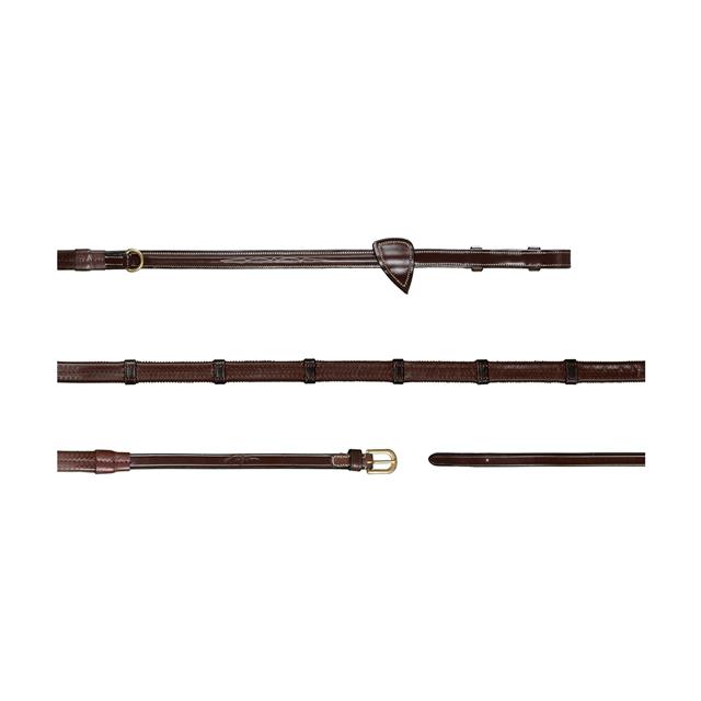 Reins Dy'on Howlett Rubber With Stops D Collection Brown