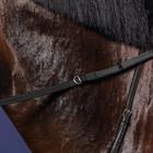 Reins Dy'on Howlett Rubber With Stops New English Collection Black