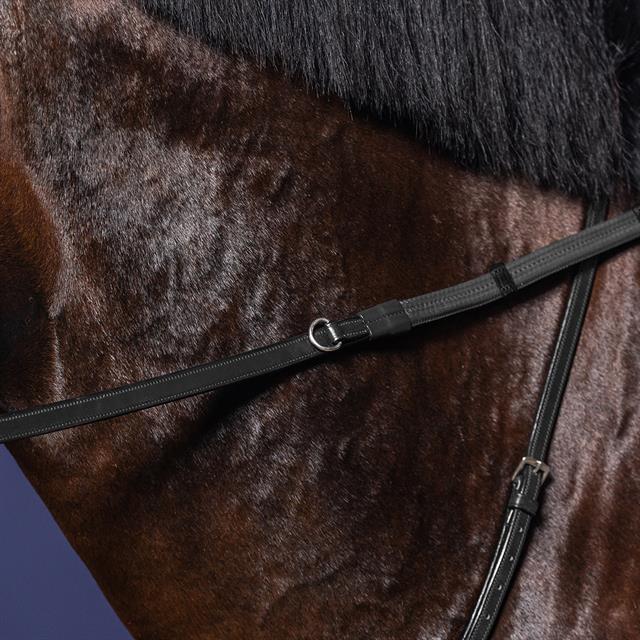 Reins Dy'on Howlett Rubber With Stops New English Collection Black