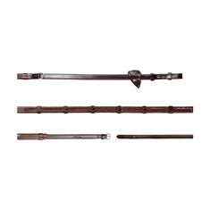 Reins Dy'on Howlett Rubber With Stops New English Collection Brown