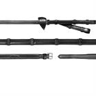 Reins Dy'on Pelham Rubber With Stops New English Collection Black
