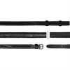 Reins Dy'on Rubber 5/8 Hunter Dressage Collection Black