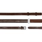 Reins Dy'on Rubber 5/8 Hunter Dressage Collection Brown