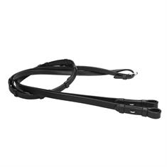 Reins Dy'on Working Collection Curb Leather With Stops Black