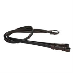 Reins Dy'on Working Collection Curb Leather With Stops Brown