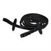 Reins HORSEGEAR Soft Rubber Black