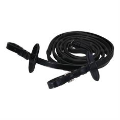 Reins HORSEGEAR Soft Rubber Black