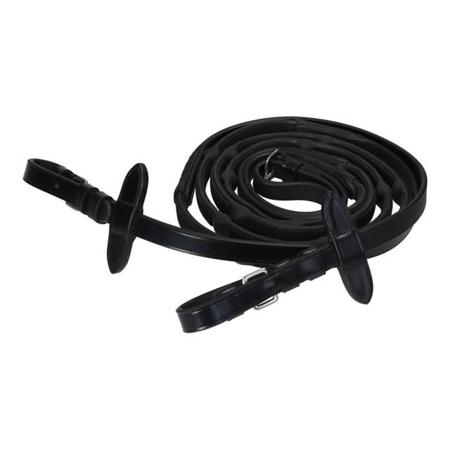Reins HORSEGEAR Soft Rubber Black