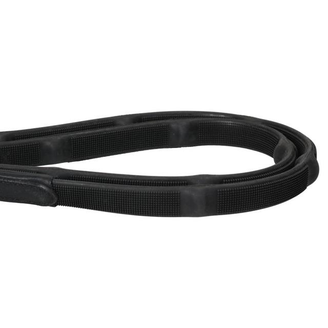 Reins HORSEGEAR Soft Rubber Black