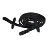 Reins HORSEGEAR Soft Rubber Black