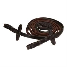 Reins Horsegear Soft Rubber Brown