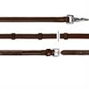 Reins Icelandic Collection by Dy'on Hunter With Stops and Clips Brown