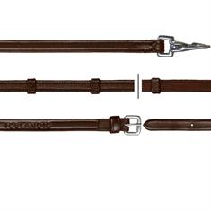 Reins Icelandic Collection by Dy'on Hunter With Stops and Clips Brown