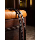 Reins LeMieux Leather Laced Black-Silver
