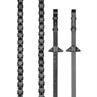 Reins LeMieux Leather Laced Black-Silver