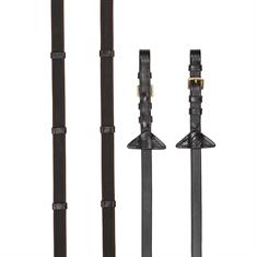 Reins LeMieux Rubber Grip Continental Brown-Gold
