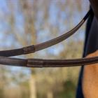 Reins LeMieux Rubber Half Lined Brown-Gold