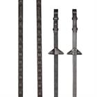 Reins LeMieux Rubber Magna Grip Brown-Gold