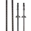 Reins LeMieux Rubber Magna Grip Brown-Silver