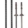 Reins LeMieux Rubber Magna Grip Mid Brown-Silver