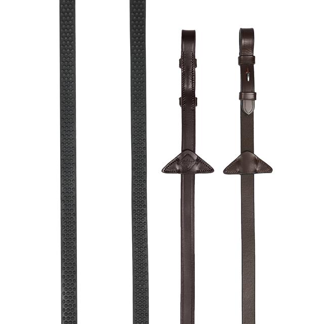 Reins LeMieux Soft Rubber Black-Brown