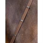 Reins LeMieux Webbed Continental Brown-Silver