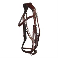 Reins LJ Leathers Pro Selected Decorative Stitching Brown