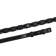 Reins Montar Braided Blind Closure Black