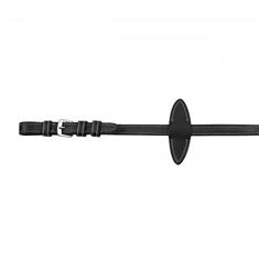 Reins Montar Rubber With Stops Soft Black-beige