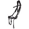 Reins PresTeq FayRein Bitless With Clip + Stops Black