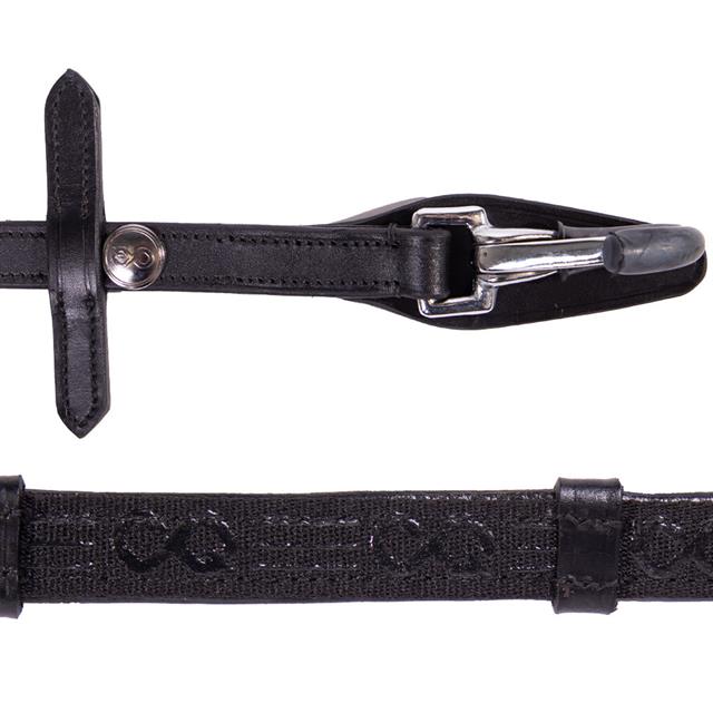 Reins PresTeq FaySport With Clip&Stops Black