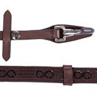 Reins PresTeq FaySport With Clip&Stops Brown
