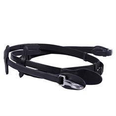 Reins QHP Webband with Clip Black