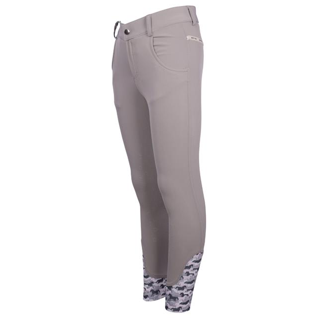 Reithose BPhilia Kids Vollbesatz Silikon Boeffies Dark Grey