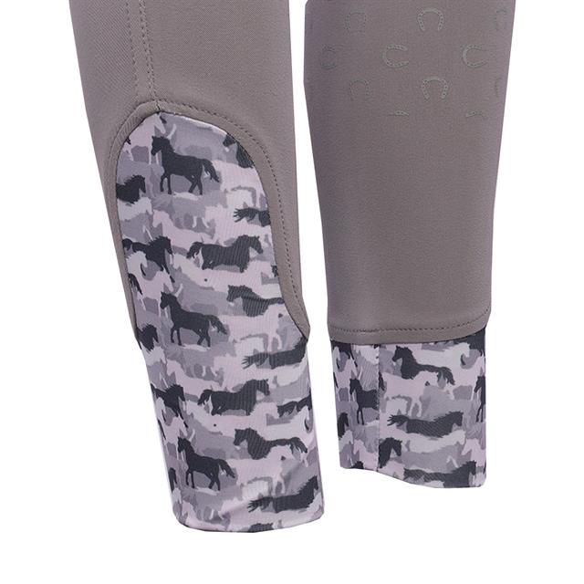 Reithose BPhilia Kids Vollbesatz Silikon Boeffies Dark Grey