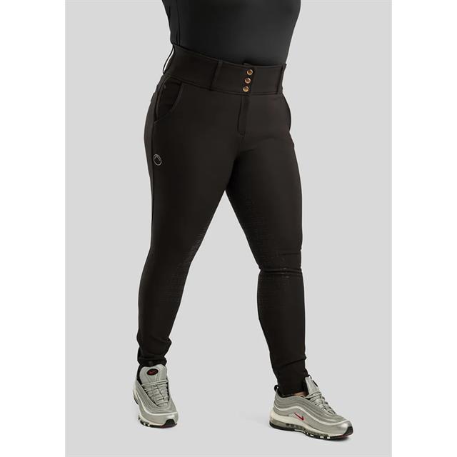 Reithose Briella Roségold Vollbesatz Silikon Montar Black