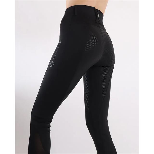 Reithose MOMeadow Mesh Summer Vollbesatz Silikon Montar Black